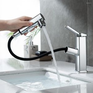 Banyo Lavabo muslukları skowll musuk güverte montajı ile püskürtme ile püskürtücü tek delikli lavabo sk-5705 cilalı krom