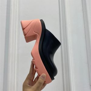 2023 latest women's sandals spring summer designer customized thick heel heightening serie students' fashion versatile
