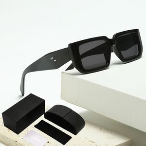 Męskie okulary przeciwsłoneczne klasyczne okulary przeciwsłoneczne dla kobiet prostokątne obiekty plażowe okulary przeciwsłoneczne z literą czarny biały kolor