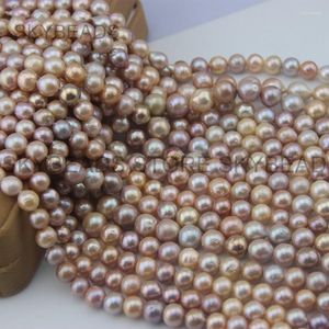 Loose Gemstones High Quality Good Luster Mixed Color Natural Baroque Edison Pearls 12-14mm Nearly Round Large Bead For Bridal Jewelry Making