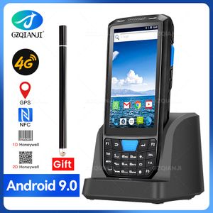 Scanners Android 9 0 PDA Rugged Handheld Terminal Data Collector 1D 2D QR Barcode Scanner Inventory Wireless 4G GPS POS 230515