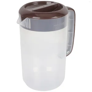 Servis uppsättningar kallt vatten flaskor klara behållare lock iska containerdrycker vattenkokare dryck dispenser pp pitcher