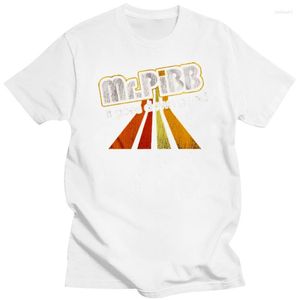 Mäns T-skjortor Mr Pibb Soda Drink Classic Retro Funny Logo Men's Adult Graphic Te T-Shirt Högkvalitativ trycktröja