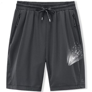 Shorts masculinos shorts grandes massas elásticas de verão calcinhas 8xl 6xl roupas de tamanho grande nylon shorts de suor cinza cinza preto 230515