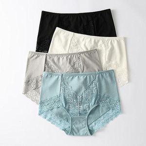 Kadın Panties Yıkımı P1901 M-XXXL Kadın iç çamaşırı kadınlar Sınırlar Kadın Pamuk Panties Yüksek katlı brifingler 230516