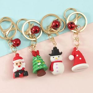 Keychains Three-dimensional Christmas PVC Soft Plastic Material Key Chain Pendantcreative Personality National Wind Accessories