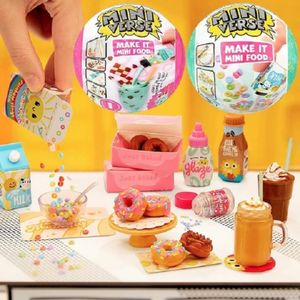 Blind Box Miniversse Make It Mini Food Diner Series 1 Minis DIY Play Collectors Box Blind Food Cafe Micro Toy Modelo 230515
