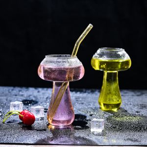 Bicchiere da cocktail in vetro a fungo Personalità creativa ktv bar tazza speciale per bevande succhi di frutta