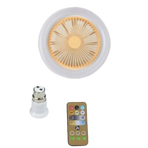 Ventiladores 30w controle remoto e27 teto ventilador com b22 a e27 lâmpada de lâmpada de luz de luz conversor para lâmpada de ventilador de cozinha de quarto de casa