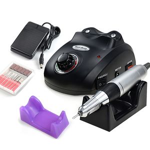 Nail Manicure Set 35000 rpm Electric Drill Machine Pedicure Professional Lathe Low Noise Cutters File Kit 230515