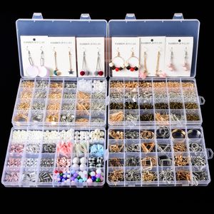 Pudełka biżuterii pudełko biżuterii narzędzie do produkcji materiałów materiałowych koraliki z kolczykiem