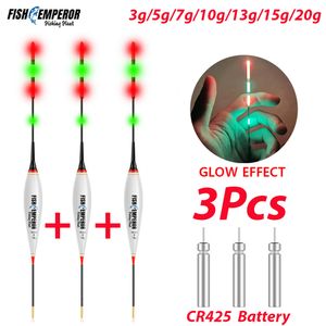 Рыбацкие аксессуары 3pcs Fishing светодиодный