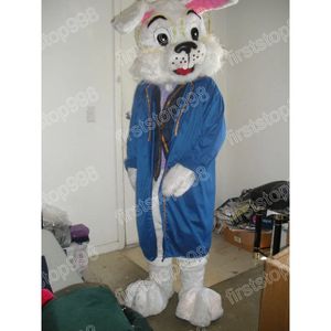 Halloween Easter White Rabbit Mascot Costume Performance simulation Cartoon Anime theme character Adults Size Christmas Outdoor Advertising Outfit Suit