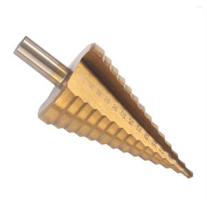 Storage Bags HSS Step Cone Drill Bit - 4-42Mm 14 Sizes Round Shank Hole Cutter Tool High Speed Steel