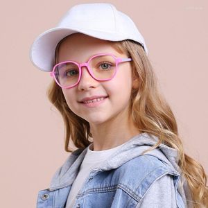 Occhiali da sole per bambini che bloccano gli occhiali per bambini Occhiali da vista con filtro antiriflesso a luce blu Occhiali da vista per ragazzo con montatura da vista Lenti trasparenti