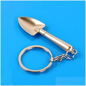 Key Rings Mini Metal Buckle Shovel Shaped Kirsite Keys Ring Originality Mti Function Ornament New Arrival 1 7Ae J2 Drop Delivery Jewe Otilj