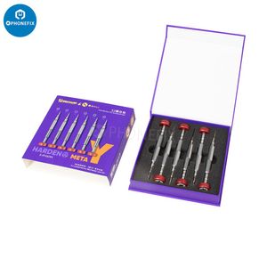 Kits 6 IN 1 Mechanic iShell 3D Precision Screwdriver Super Hard S2 Screw Driver for iPhone Android Watches Disassembly Repair Tools