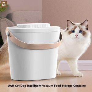 Supplies Mijia UAH Katze und Hund, intelligenter Vakuum-Frischhaltebehälter, intelligente versiegelte Tierfutterbox, wasserdicht, multifunktional, hält frisch