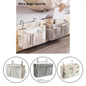 Storage Bags Hanging Organizer Solid Structure Detachable Wide Usages Bed Beside Bag For