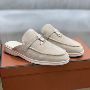 Klänningskor toppkvalitet loro skor för kvinnor hösten platt botten lås tassel mode bekväma loafers män mules casual womens skor 230515