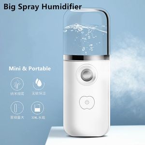 Steamer Fashion Portable Steam Face Firidifier Färgglada handhållna Ultraljud MINI AIR USB RECHARGABLE 230515