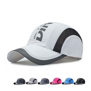 Neue Sommer Schnell Trocknende Mesh Schirmmütze Männer Frauen Outdoor Sport Golf Sonnenschutz Atmungsaktive Baseball Kappe Einstellbar Sonnenhut