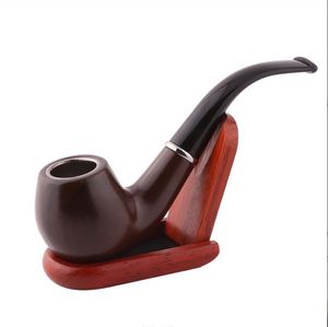 Smoking Pipes Resin pipe, imitation wooden pipe, iron pipe pot, wood grain pipe, smoking set