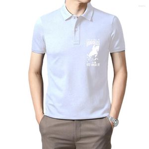 Men's Polos Horse Jumping Shirt Showjumping Horses Get Over It Riding Lover Gifts