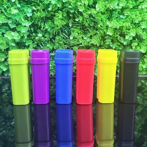 Custodia per accendisigari in plastica colorata a doppia articolazione Portaoggetti portatile multifunzionale Contenitore per sigari arrotolabile Preroll per tabacco secco