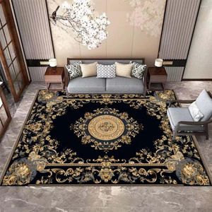 Dywany europejski styl do salonu sofa sofa przeciw poślizgowi maty podłogowe luksusowe dekoracja sypialnia dywan 2x4m dywany dużych obszarów