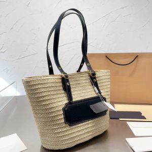 designer tygväska kvinnor vävda shoppingväskor grönsakskorg totes handväska lyxhandväska mode klassiska stora kapacitet handväskor