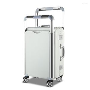 Suitcases Double Trolley Travel Luggage Universal Wheel Couple Suitcase Men Women Boarding 20/24 Inch Luxury Password Box