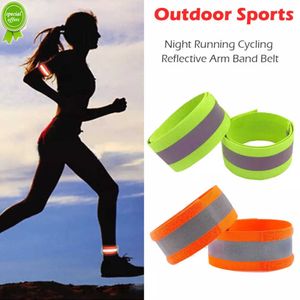 New 2pc Reflective Bands Safety Flashing Armband Belt Glow in the dark Bracelet for Night Jogging Walking Biking Cycling Running