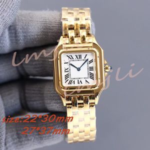 Relógio feminino para senhoras Relógio de designer Relógio de quartzo quadrado de aço inoxidável com fivela dobrável Relógios de ouro feminino Montre de Luxe Relógios de pulso de designer dhgates