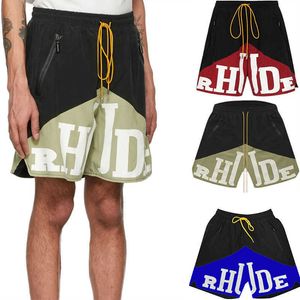 Shorts secos verão rápido rhude personalizado plus tamanho masculino sublimado jogger fitness atlético ginásio basquete