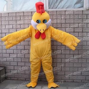 Halloween Chicken Mascot Costume High quality Holiday Celebration Cartoon Character Outfits Suit Adults Outfit Christmas Carnival Fancy Dress