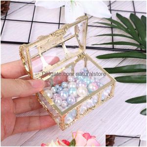 Jewelry Boxes Ring Earrings Necklace Bracelet Pearl Candy Home Storage Organizer Holder Gift Packaging Bk Wholesale Drop Del Otetr