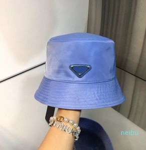 Hat Designer Mens Women Bucket Hat Hats Hats Słońce Zapobiegaj czapce czapki baseballowej czapki solidne kolorowe snapbacki poliestrowe wodoodporne czapki dla kobiety