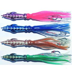 Baits Lures 1PC Metal Head Octopus Skirt Fishing Jigging Lure 60g100g120g150g200g Artifial Bait pesca Fishing Lure Hard Bait 230516