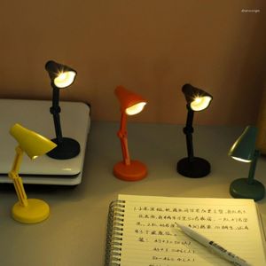 Lâmpadas de mesa Lâmpada para estudo LED Desk mini Clip flexível Livro brilhante Leitura de camping leve Lamara de Mesa