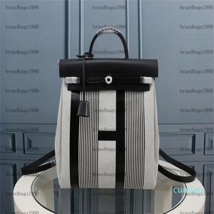 2023-30cm Çanta tuval backpack unisex tasarımcı adam okul çantaları kadınlar moda arka paketi sırt çantası gerçek deri sırt çantası çocuklar