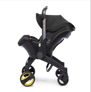 3-in-1 Baby Stroller with Car Seat, Bassinet, and High Landscape Folding Pram for Newborns