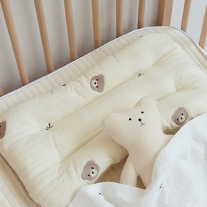 Almofadas travesseiros infantis 30x50cm Pillow for Born Soft Baby Acessórios Decoração da cama Decoração de respiração 230516