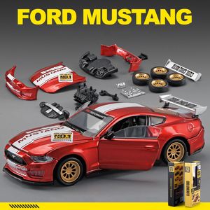 Diecast Model Car Caipo 1 42 Ford Mustang GT Assembled Version Alloy Car Diecasts Toy Vehicles Car Model Car Toy for Children 230516