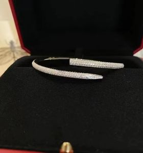 Neue Luxus-Liebesarmbänder, modischer Armreif, Unisex-Manschettenarmband, 316L-Edelstahl, plattiert, 18 Karat Gold, Schmuck, Valentinstagsgeschenk mit Box