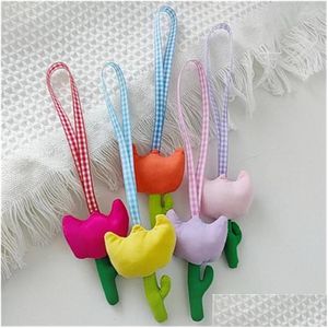 Portachiavi Cordini Accessori per borse Decora fiori Portachiavi Catena carina Ciondolo scuola premium Ragazza Cuore Mtifunzionale Portachiavi T Ot6Ox