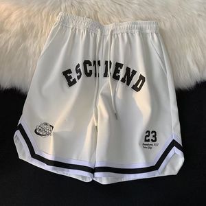 Mens Shorts Spor Salonu Erkekler Yaz Moda Basketbol Sporları Koşu Günlük Man Pantolon Kore Giyim Günlük Teri 230516