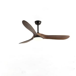 80 inç Büyük Ahşap Tavan Fanlar Döküm Işığı Uzaktan Kumanda DC Motor Düşük Profil Tavan Fanı Oturma Odası Yatak Odası 52inch 60inch 70inch 3 Blades Fan