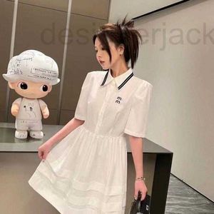 Casual Dresses designer skirt luxury womens shirt dress silk short sleeved skirts spring summer comfortable A-line Skirt GR70