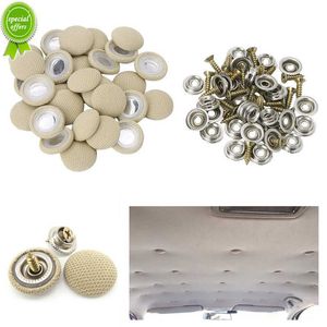 New 20/40pcs Car Interior Roof Buckles Headliner Ceiling Cloth Fixing Screw Care Fabric Buckle Rivets Retainer Cap Repair Tool